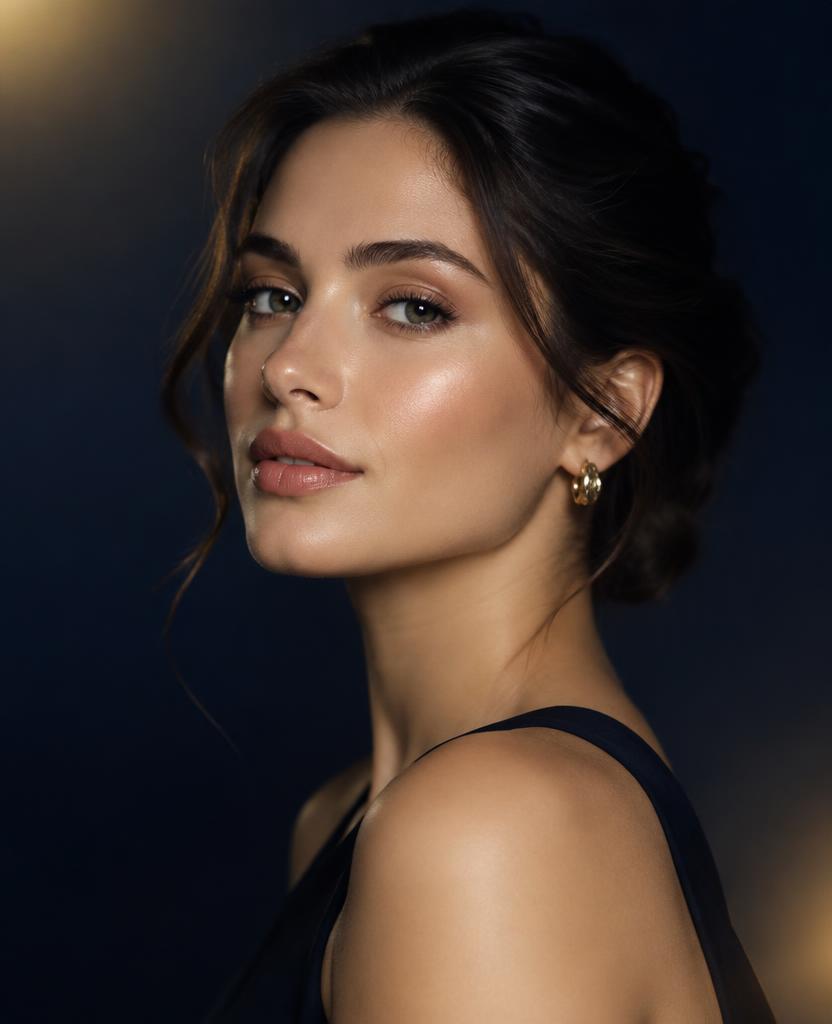Woman with a smooth, balanced facial profile after Non-Surgical Rhinoplasty