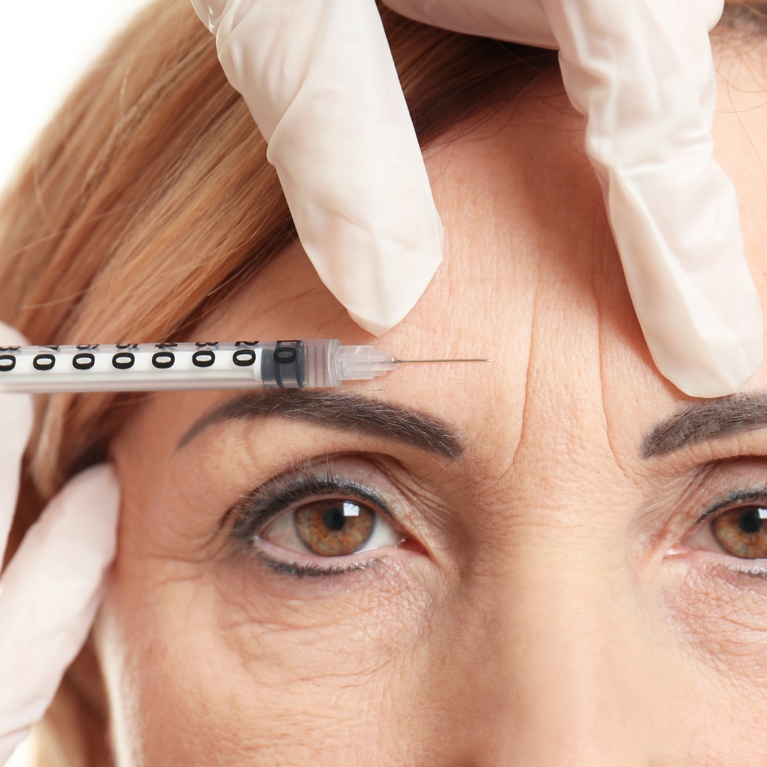 Patient receiving preventive migraine treatment
